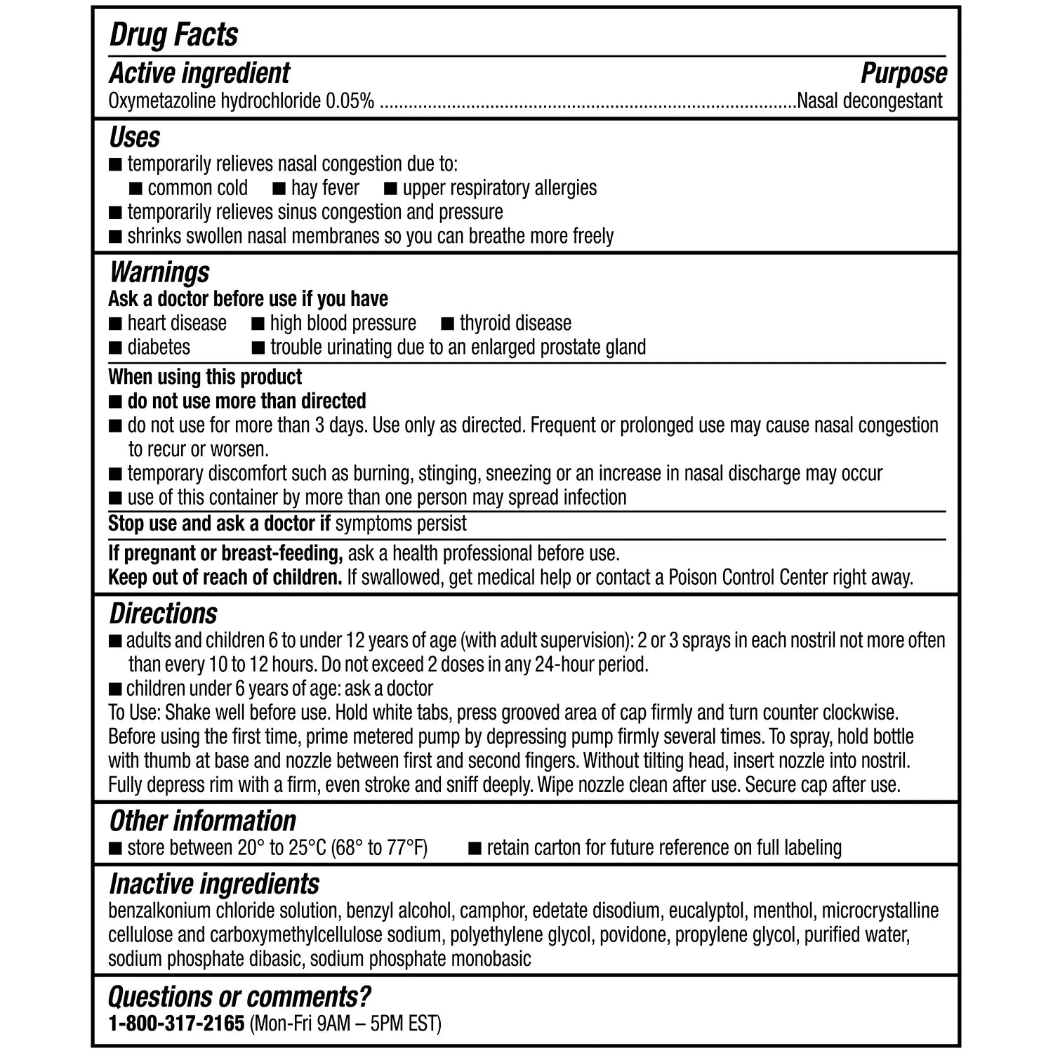 Afrin® No Drip Severe Congestion