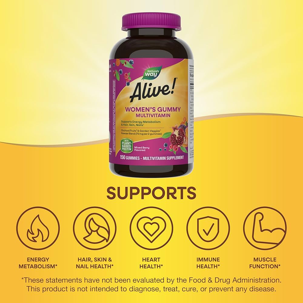 Nature's Way Alive! Women's Daily Gummy Multivitamins