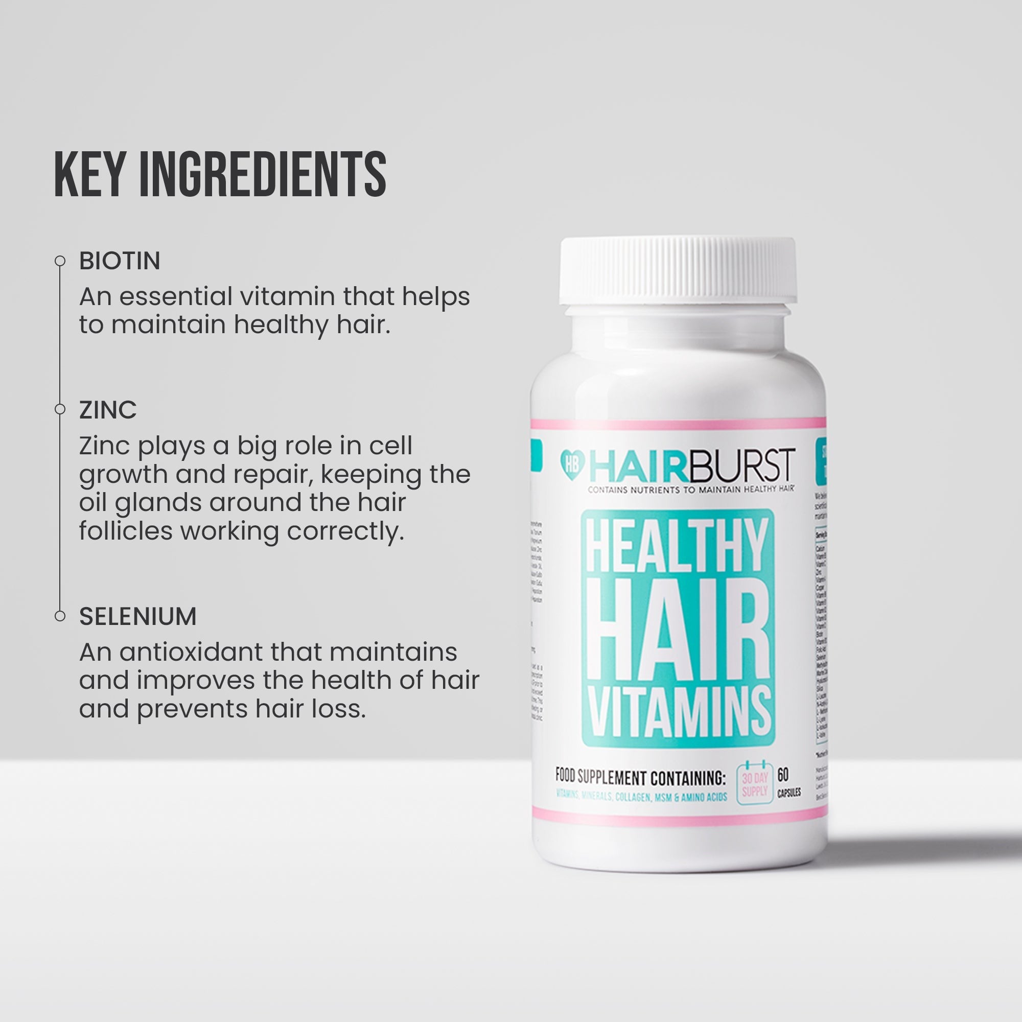 Hairburst Healthy Hair Vitamins 60 Capsules