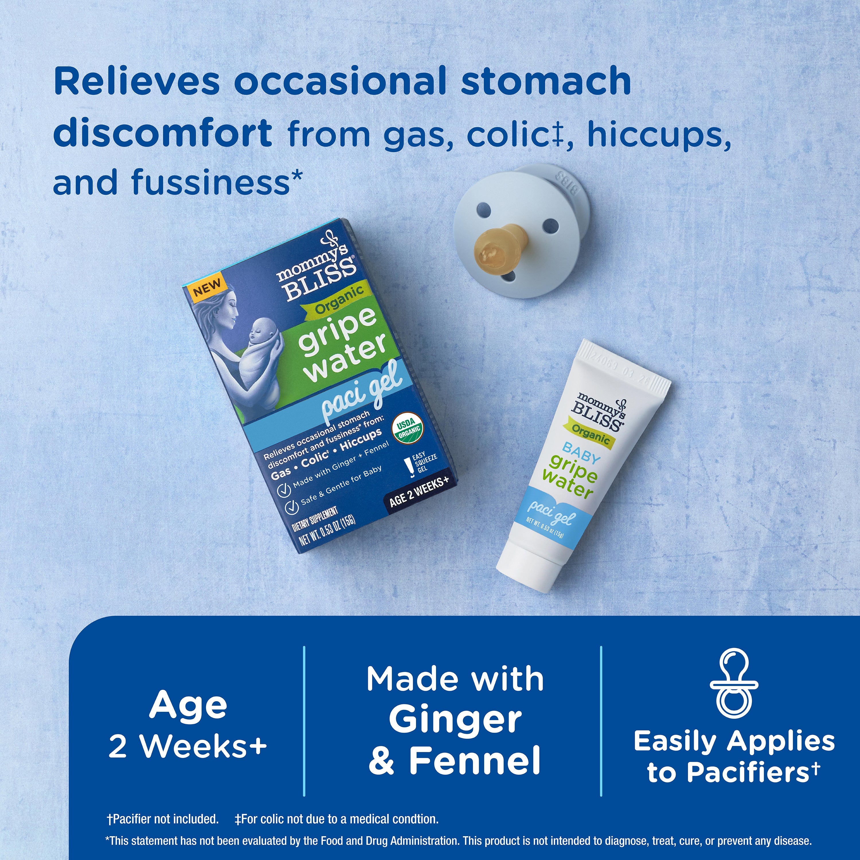 Mommy’s Bliss Organic Gripe Water Paci Gel*