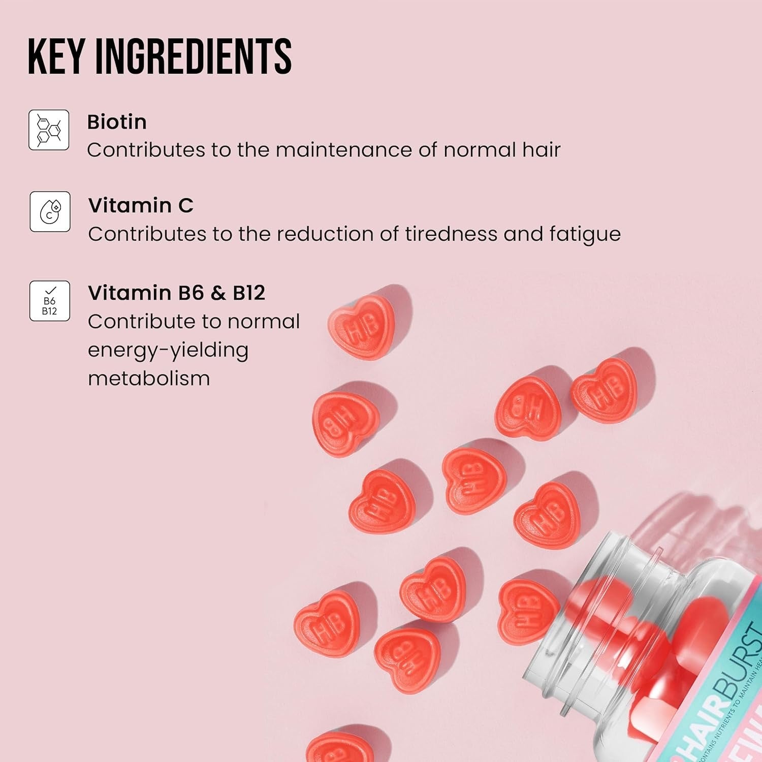 Hairburst Chewable Vitamins 60 Gummies