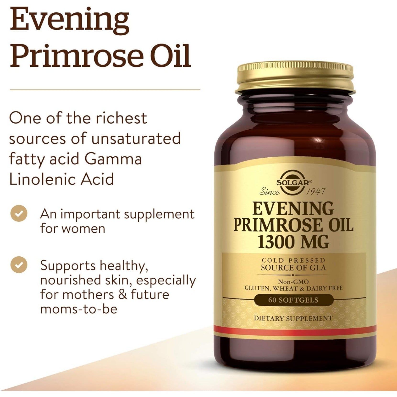 Solgar Evening Primrose oil 1300mg softgels