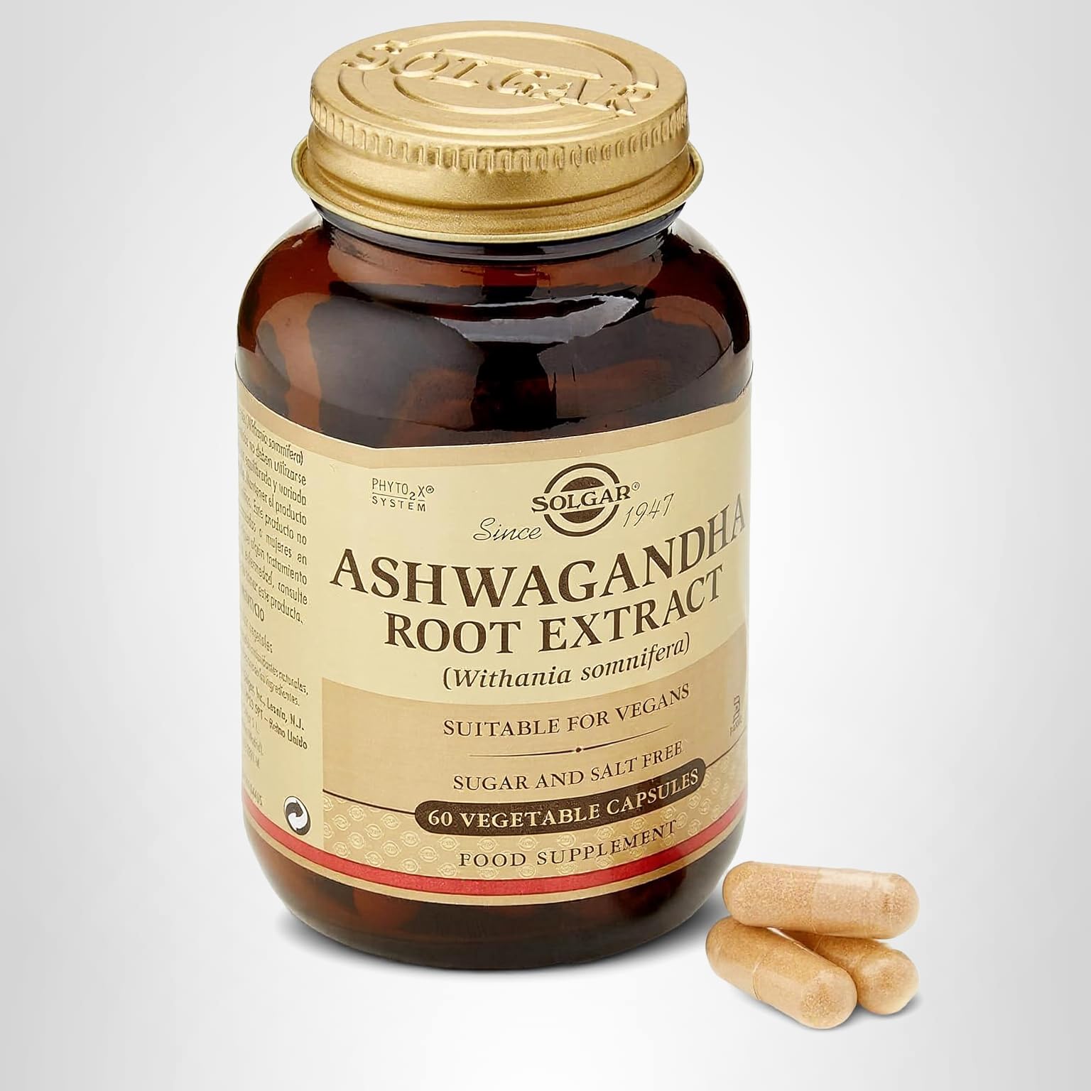 Solgar Ashwagandha Root Extract - 60 Vegetable Capsules