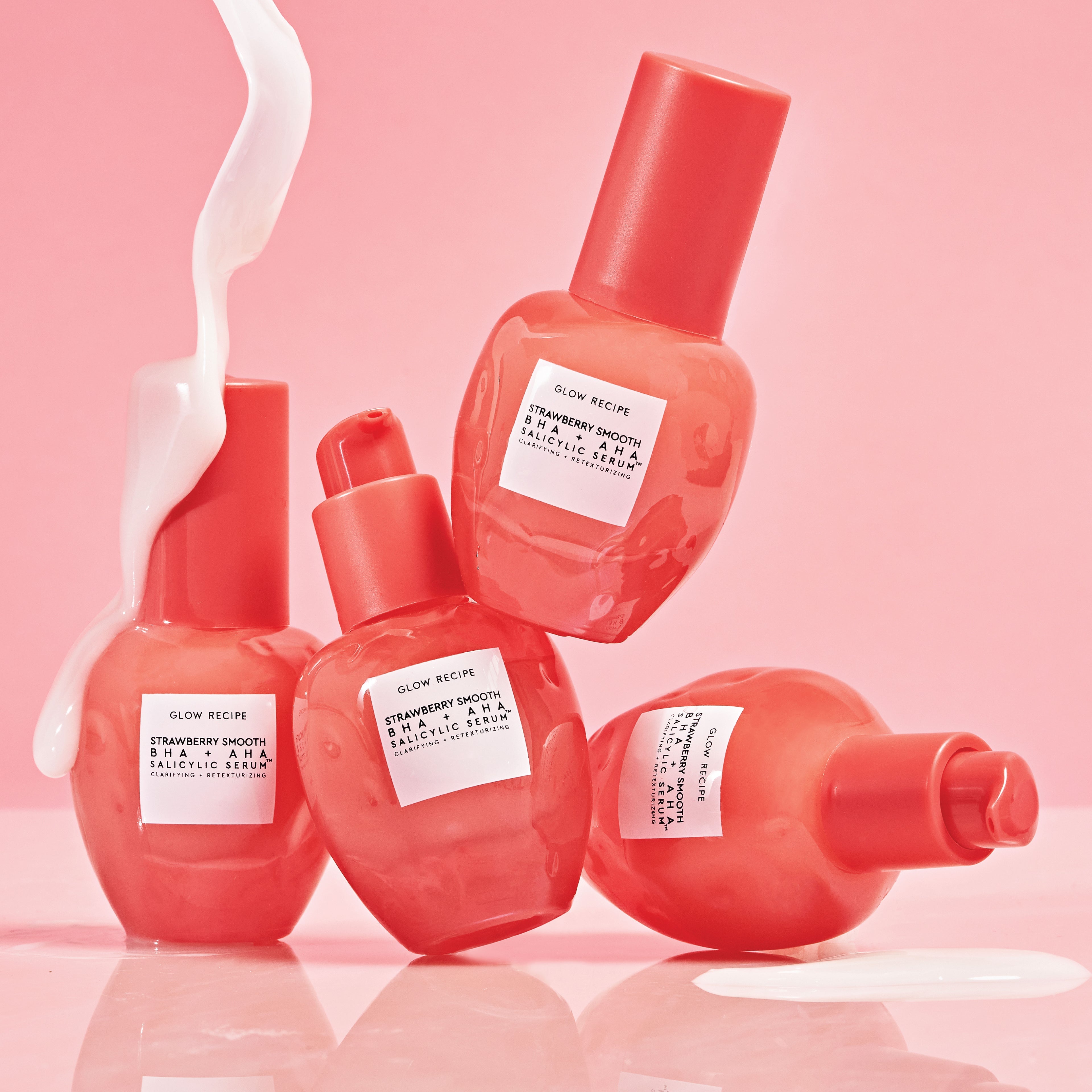 GLOW RECIPE Strawberry Smooth BHA+AHA Salicylic Serum,30ml