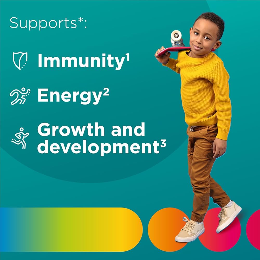 Centrum Kids Multivitamin Gummies, Tropical Punch Flavor Made With Natural Flavors, 150 Count