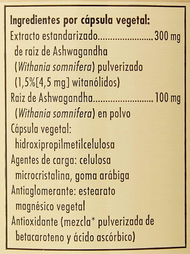 Solgar Ashwagandha Root Extract - 60 Vegetable Capsules