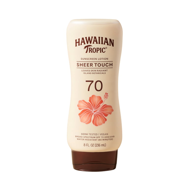 Hawaiian Tropic Sheer Touch Lotion Sunscreen, Moisturizing Broad-Spectrum Protection, SPF 30