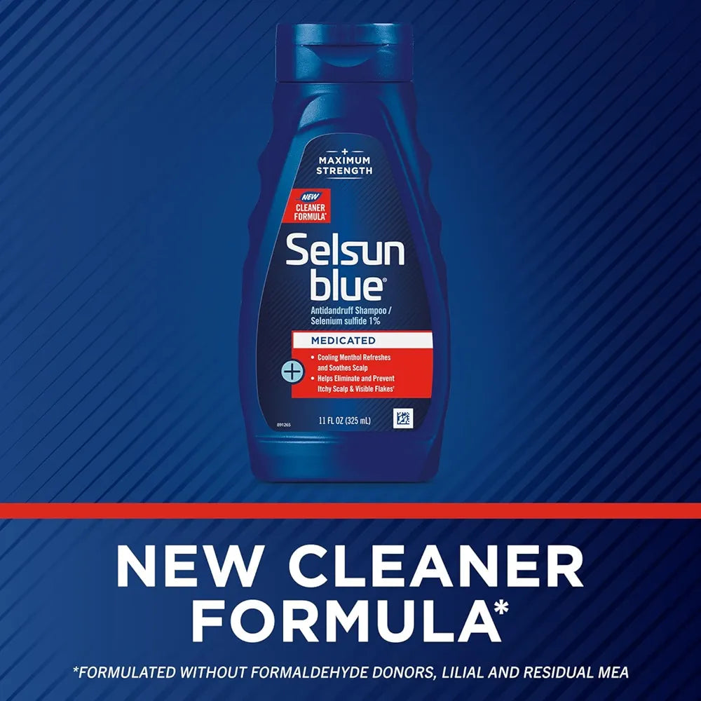 Selsun Blue itchy dry scalp | Anti-dandruff Shampoo