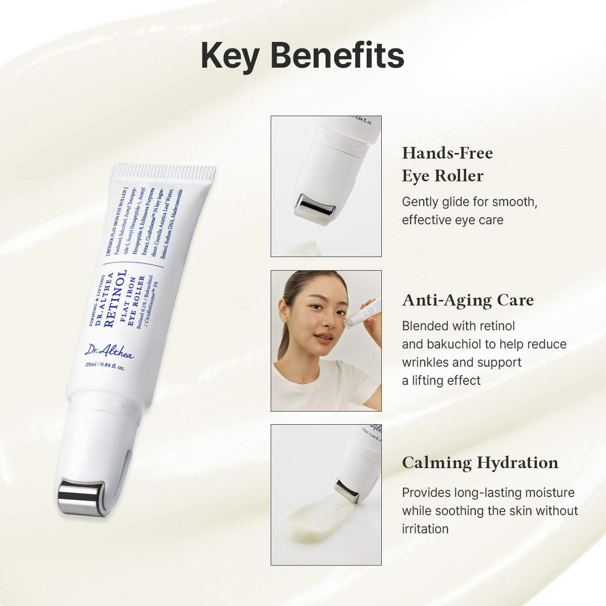 Dr.Althea Retinol Flat Iron Eye Roller