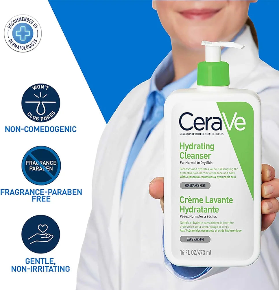CeraVe Hydrating Cleanser for Normal to Dry Skin