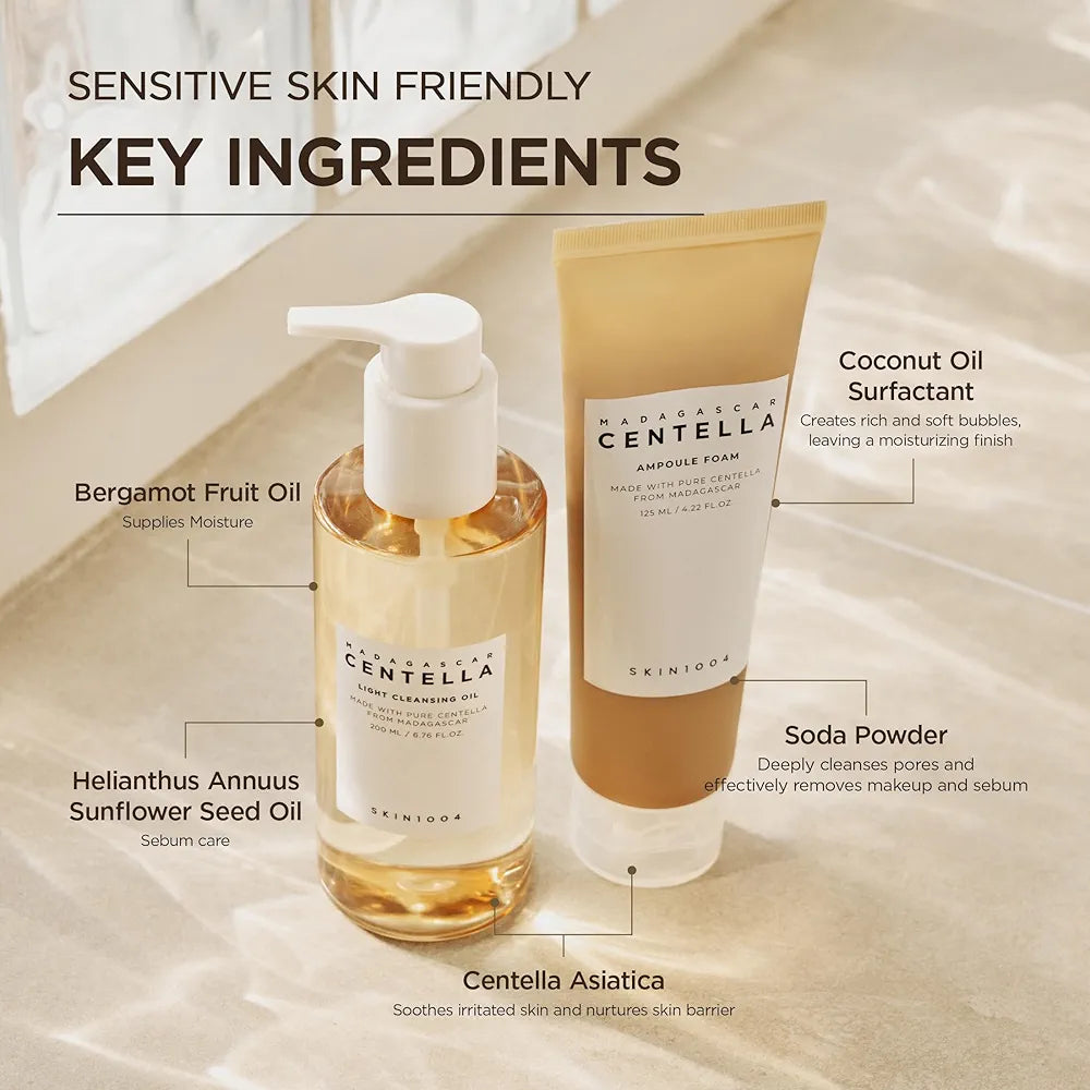 SKIN 1004 - Madagascar Centella Double Cleansing Duo Set