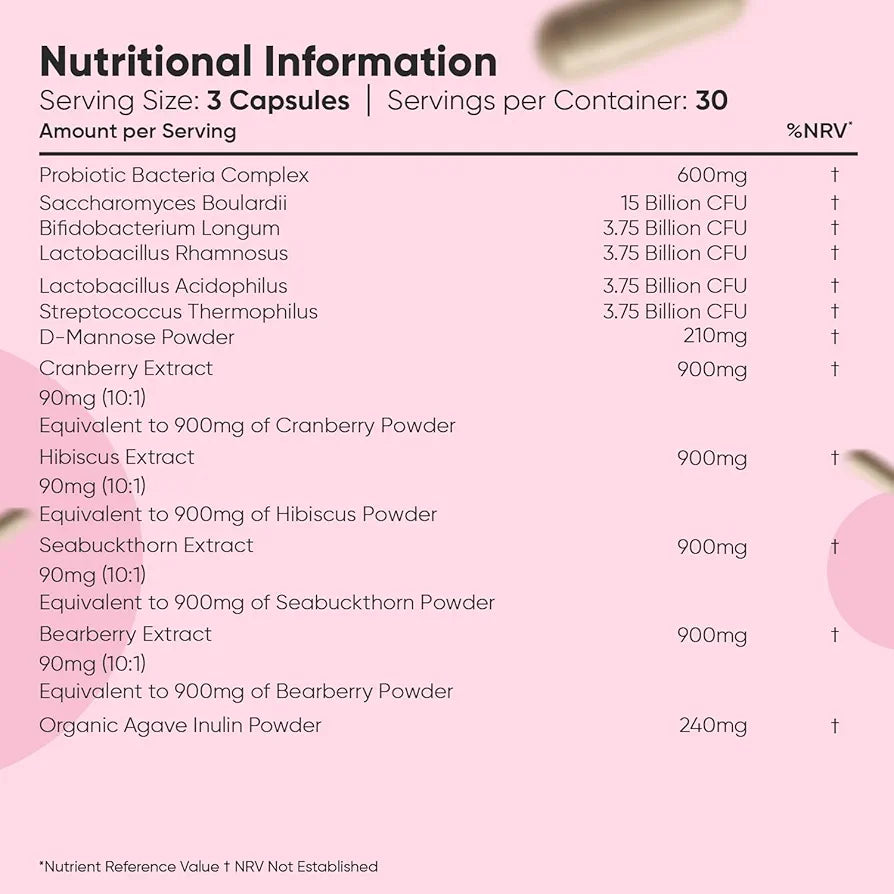 WeightWorld Women’s Probiotic 30 Billion CFU – 90 Vegan Capsules