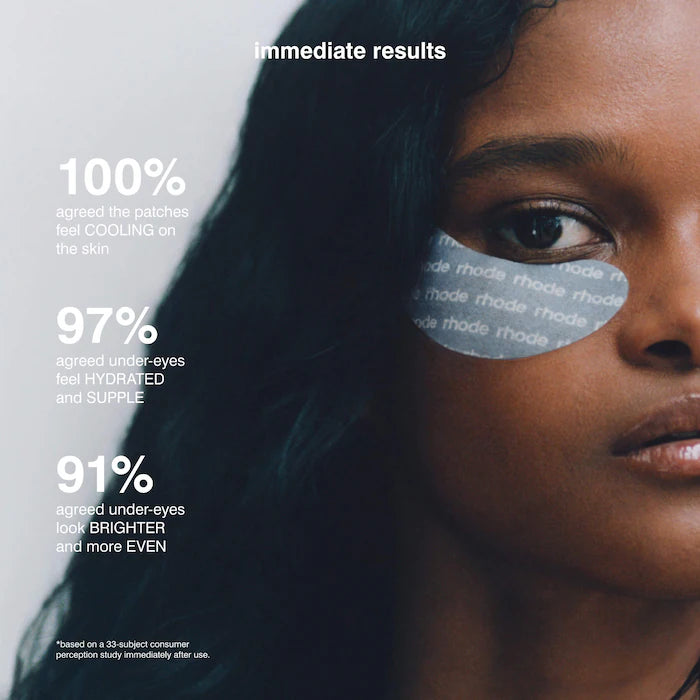 rhode Peptide Eye Prep Depuffing Eye Patches