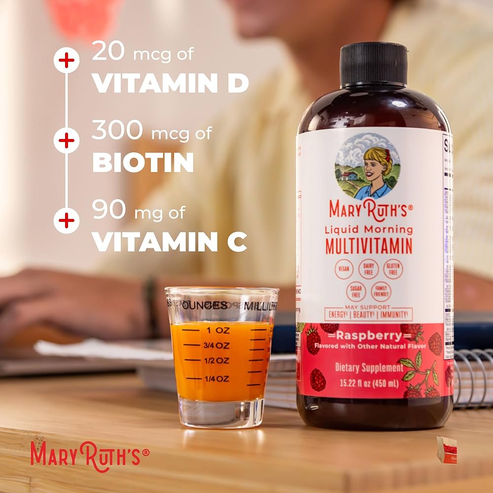 MaryRuth Liquid Morning Multivitamin for Women, 15 Servings