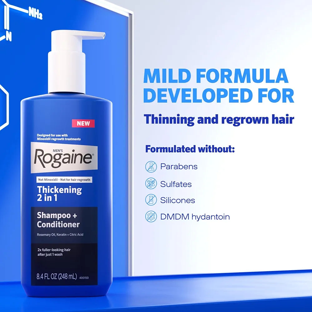 Rogaine Thickening 2 in 1 Shampoo + Conditioner