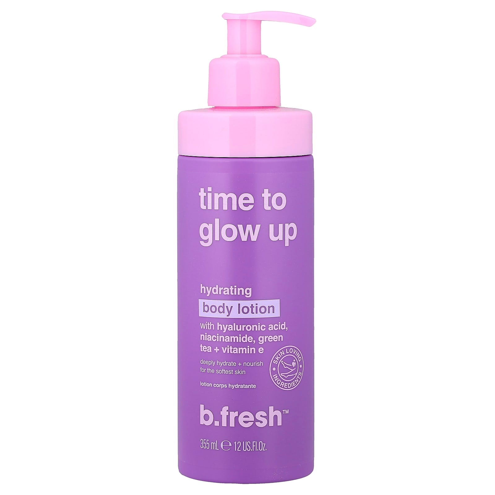 B.fresh time to glow up - hydrating body lotion