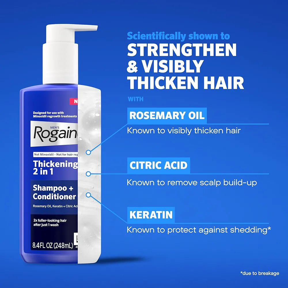 Rogaine Thickening 2 in 1 Shampoo + Conditioner
