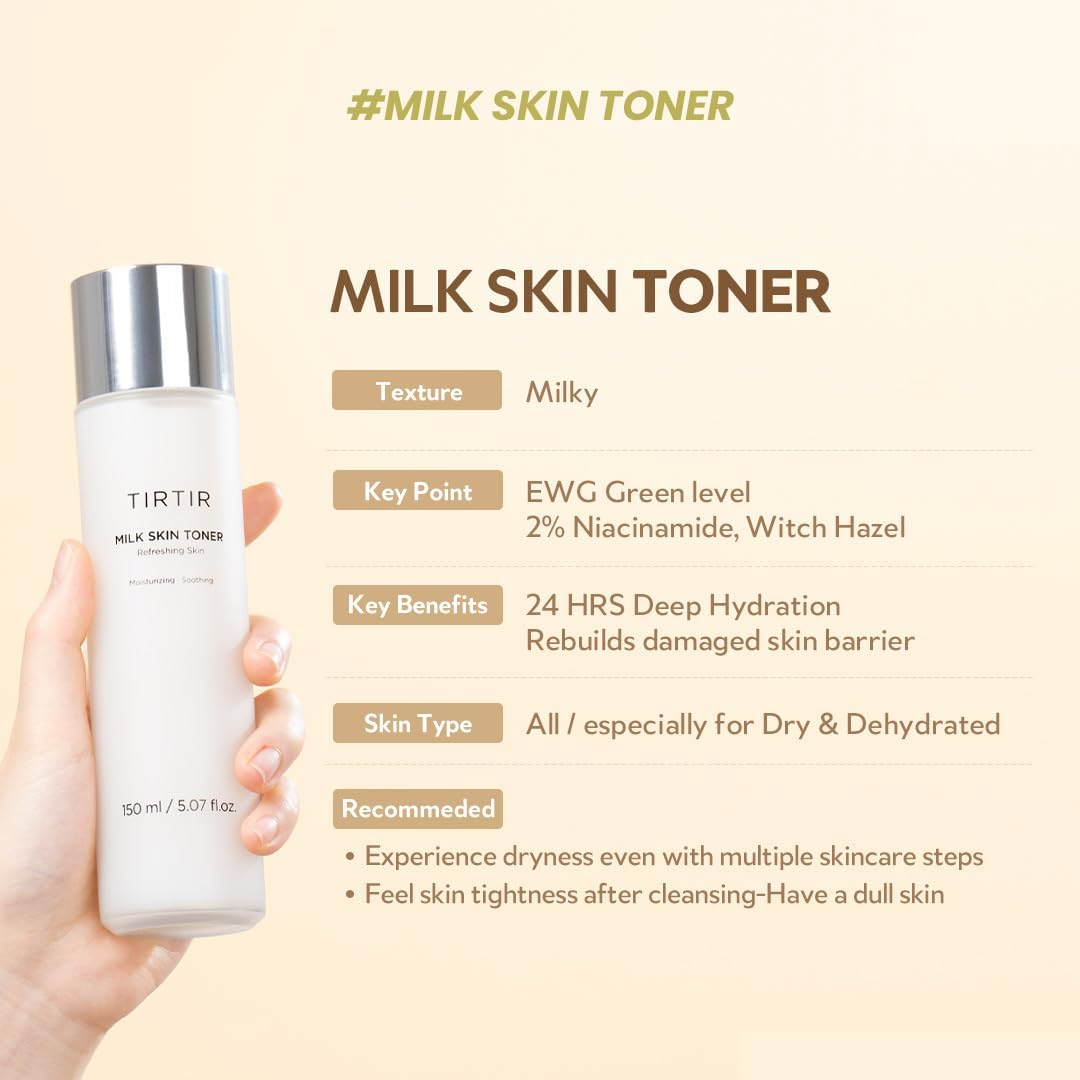 TIRTIR Milk Skin Rice Toner Light