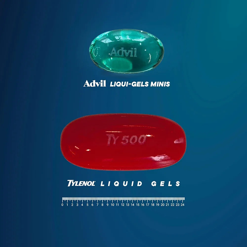 Advil Liqui-Gels minis Pain Reliever and Fever Reducer, 50x2 Liquid Filled Capsules