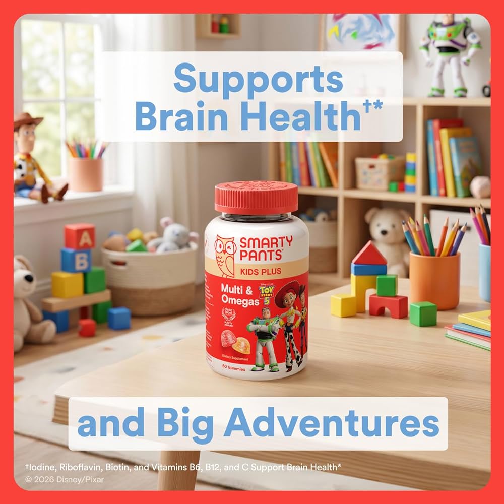 SmartyPants Kids Multivitamin Gummies with Omega 3