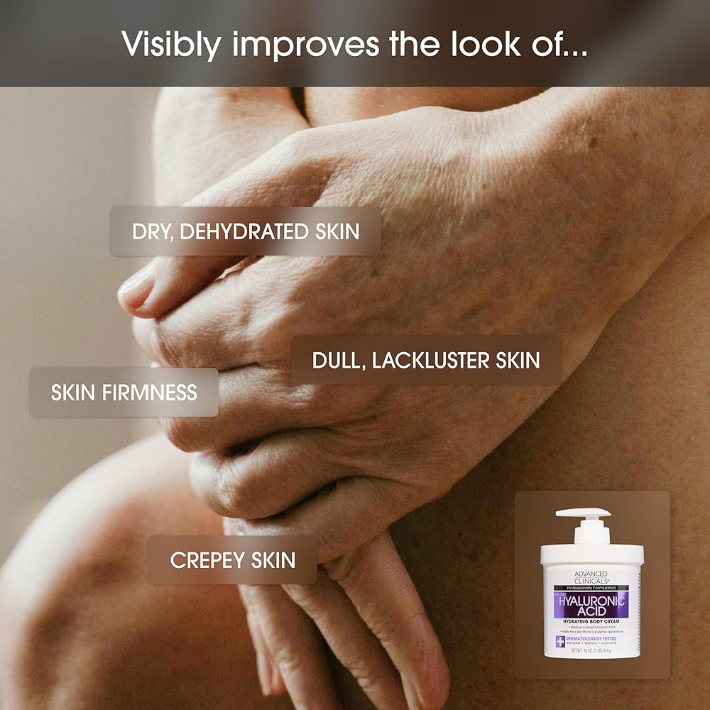 Advanced clinicals hyaluronic acid cream