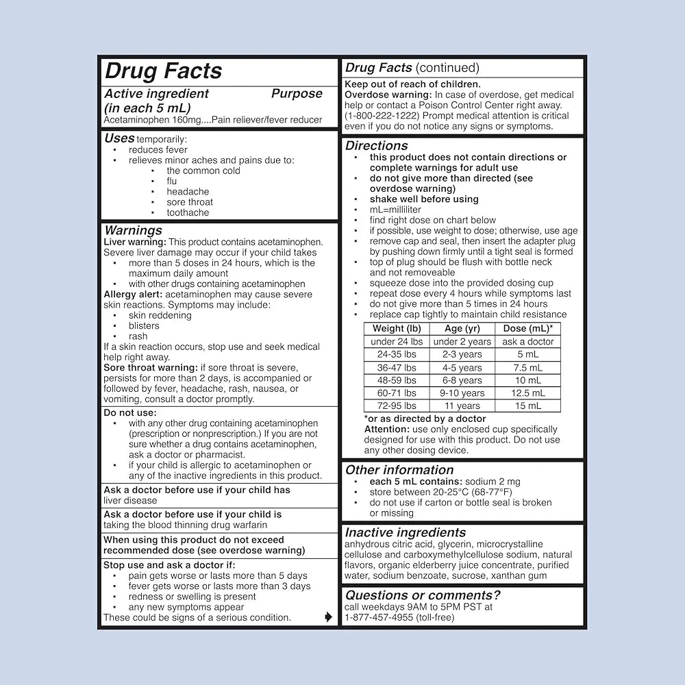 Mommy's Bliss Children's Pain and Fever Reducer