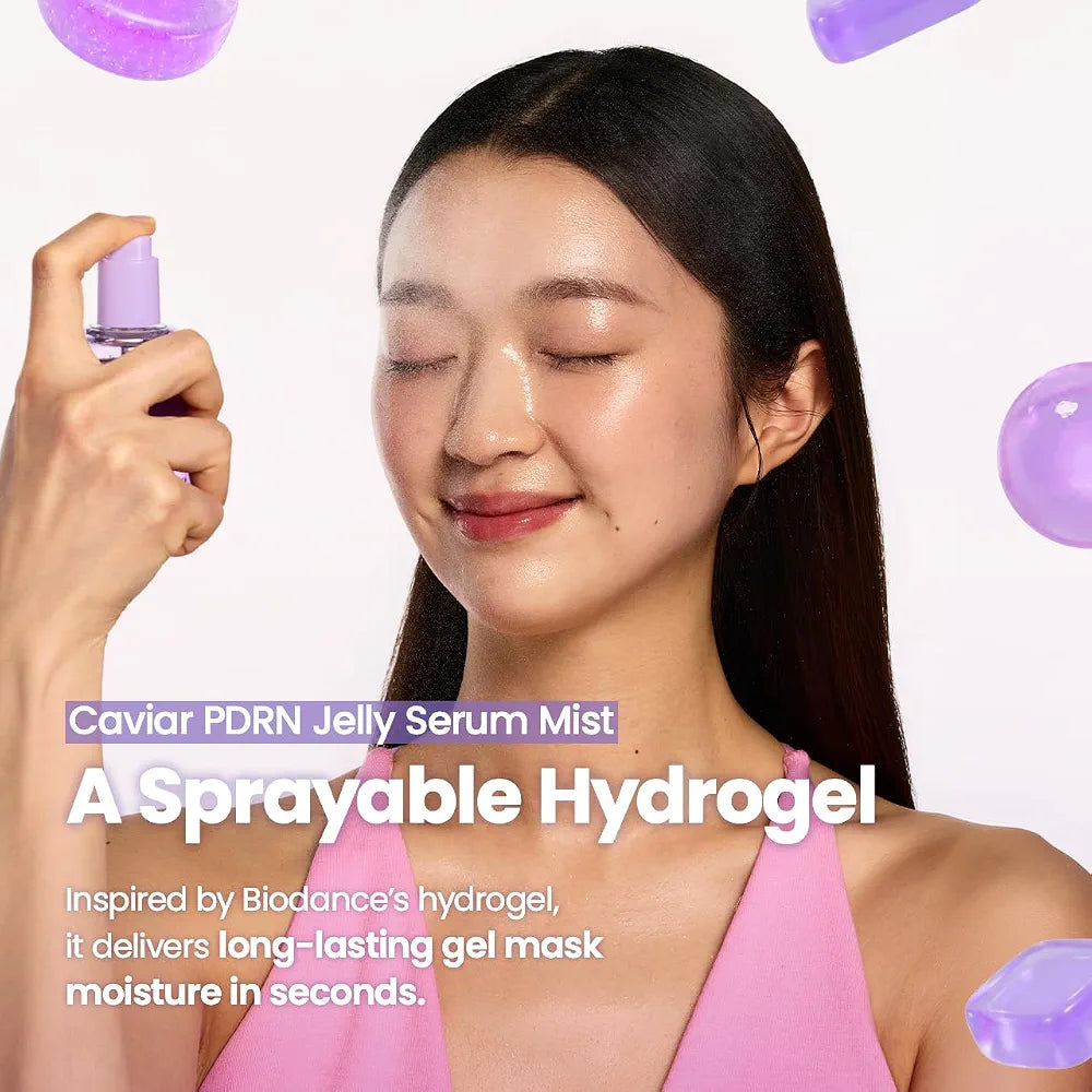 BIODANCE Caviar PDRN Jelly Serum Mist, Hydrating Face Mist