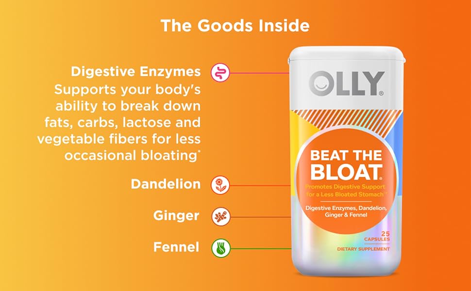 OLLY Beat The Bloat Capsules