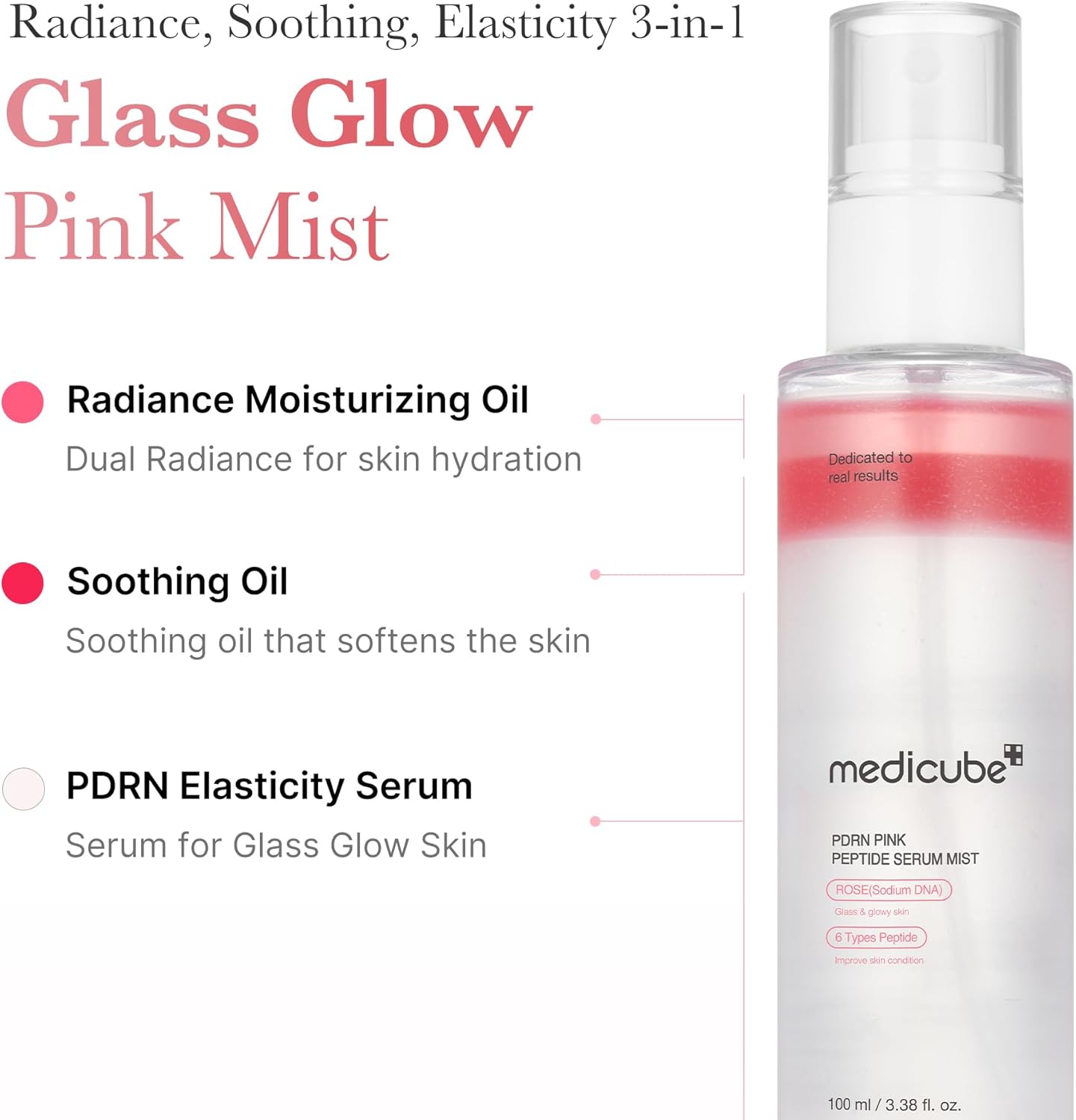 Medicube PDRN Pink Peptide Spray Serum