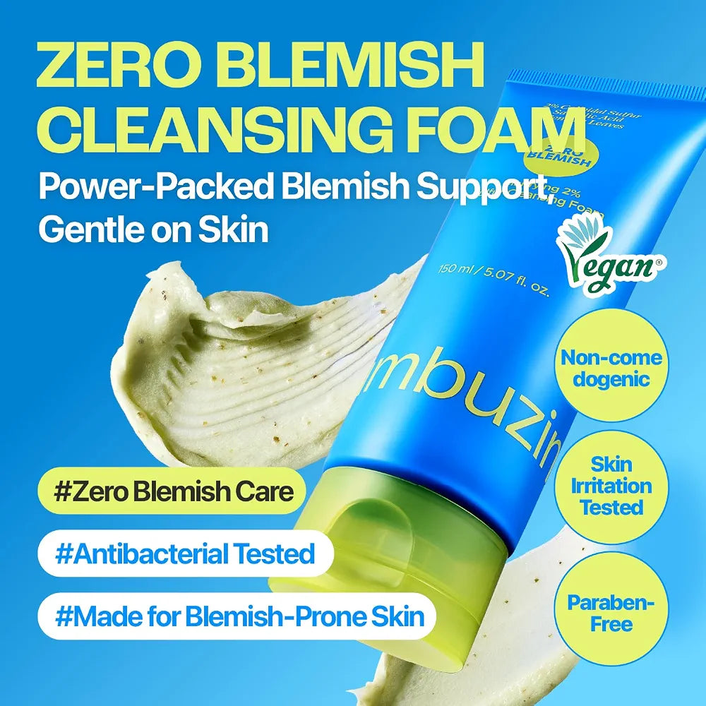 Numbuzin Zero Blemish Clarifying2% Sulfur Cleansing Foam
