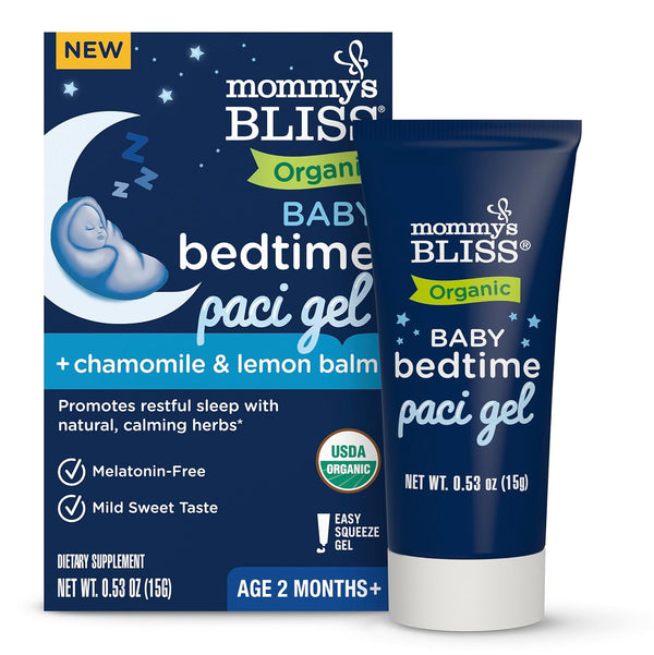 Mommy's Bliss Organic Baby Bedtime Paci Gel, Promotes Restful Sleep