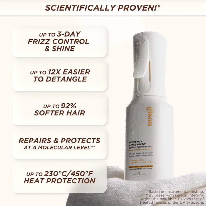Gisou
Honey Milk Active Repair Leave In Conditioner Mist