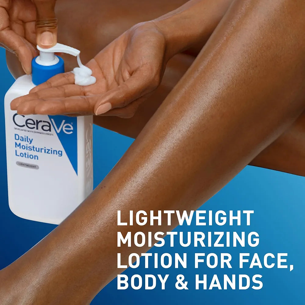 CeraVe Daily Moisturizing Lotion for Dry Skin, Body Lotion & Face Moisturizer