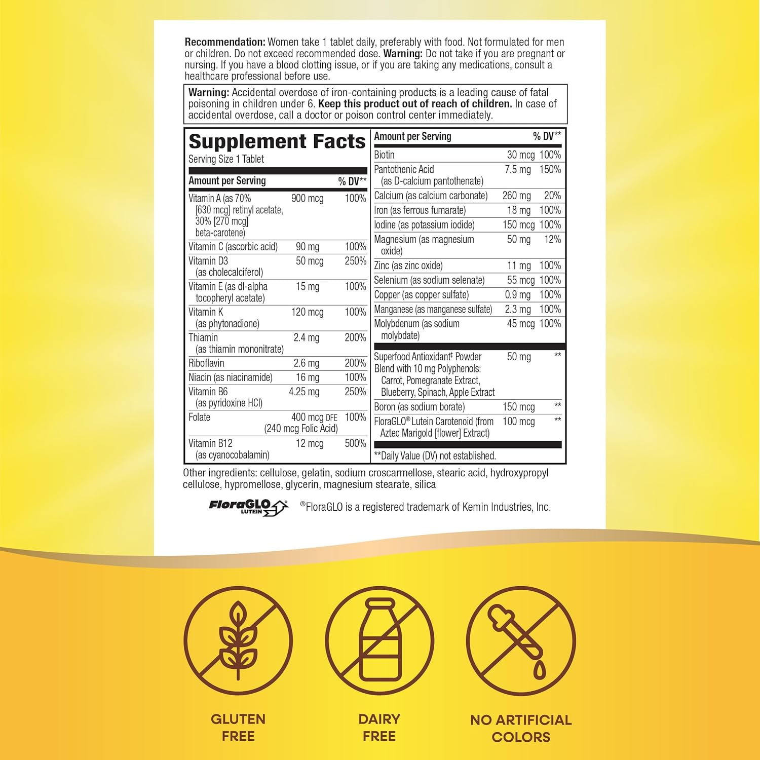 Alive!® Women's Complete Multivitamin tablets