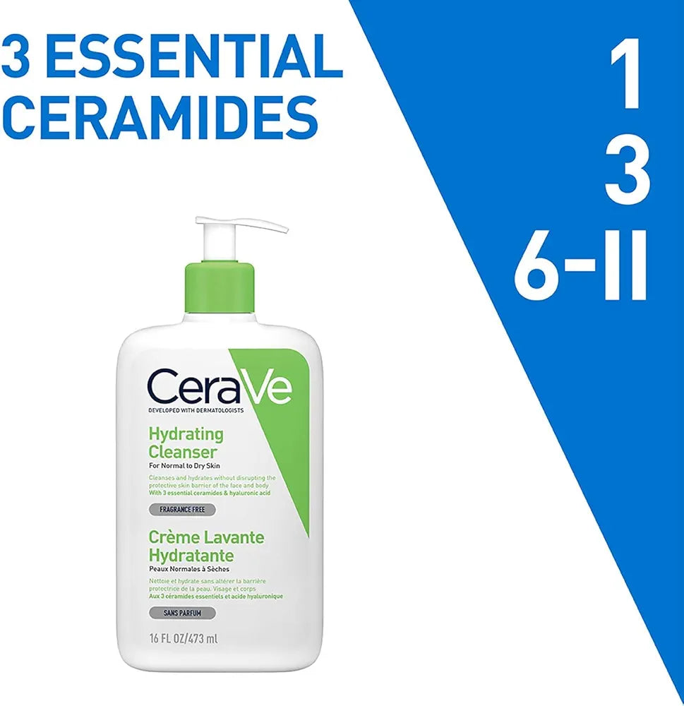 CeraVe Hydrating Cleanser for Normal to Dry Skin