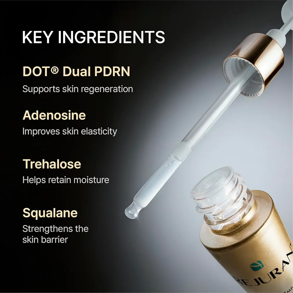 Rejuran Dual Effect Ampoule c-PDRN® 0.5% Rejuvenating Serum for Visible Firmness & Barrier Support -