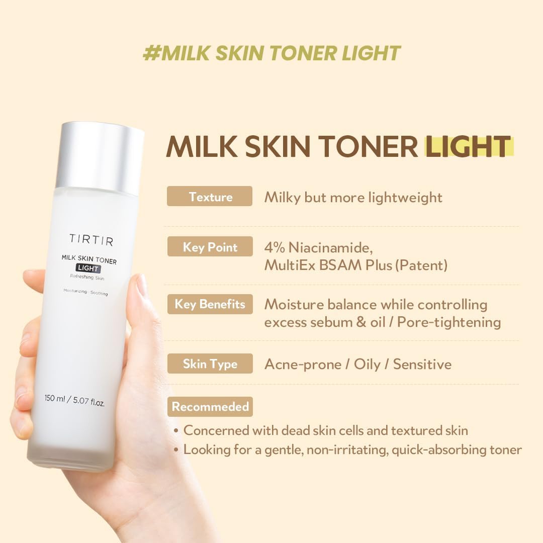 TIRTIR Milk Skin Rice Toner Light