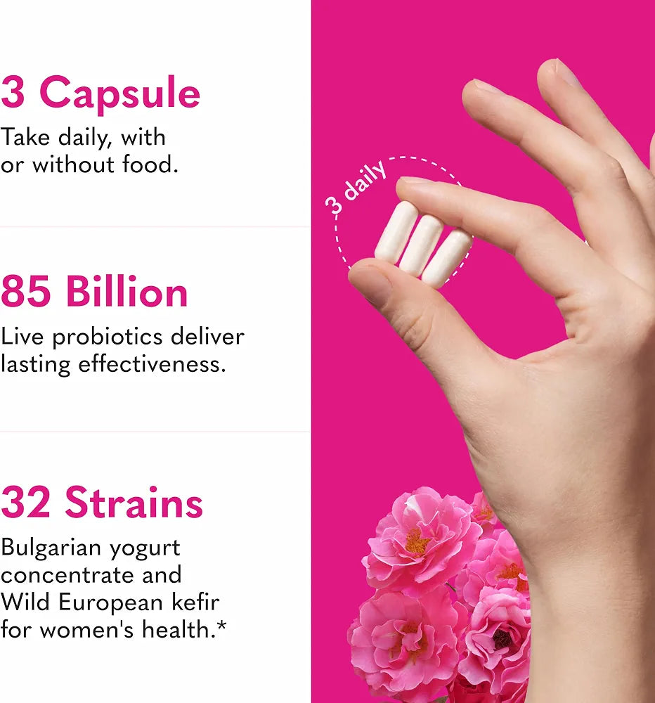 Garden of Life Raw Probiotics Women, 85 Billion CFU, 90 Vegetarian Capsules