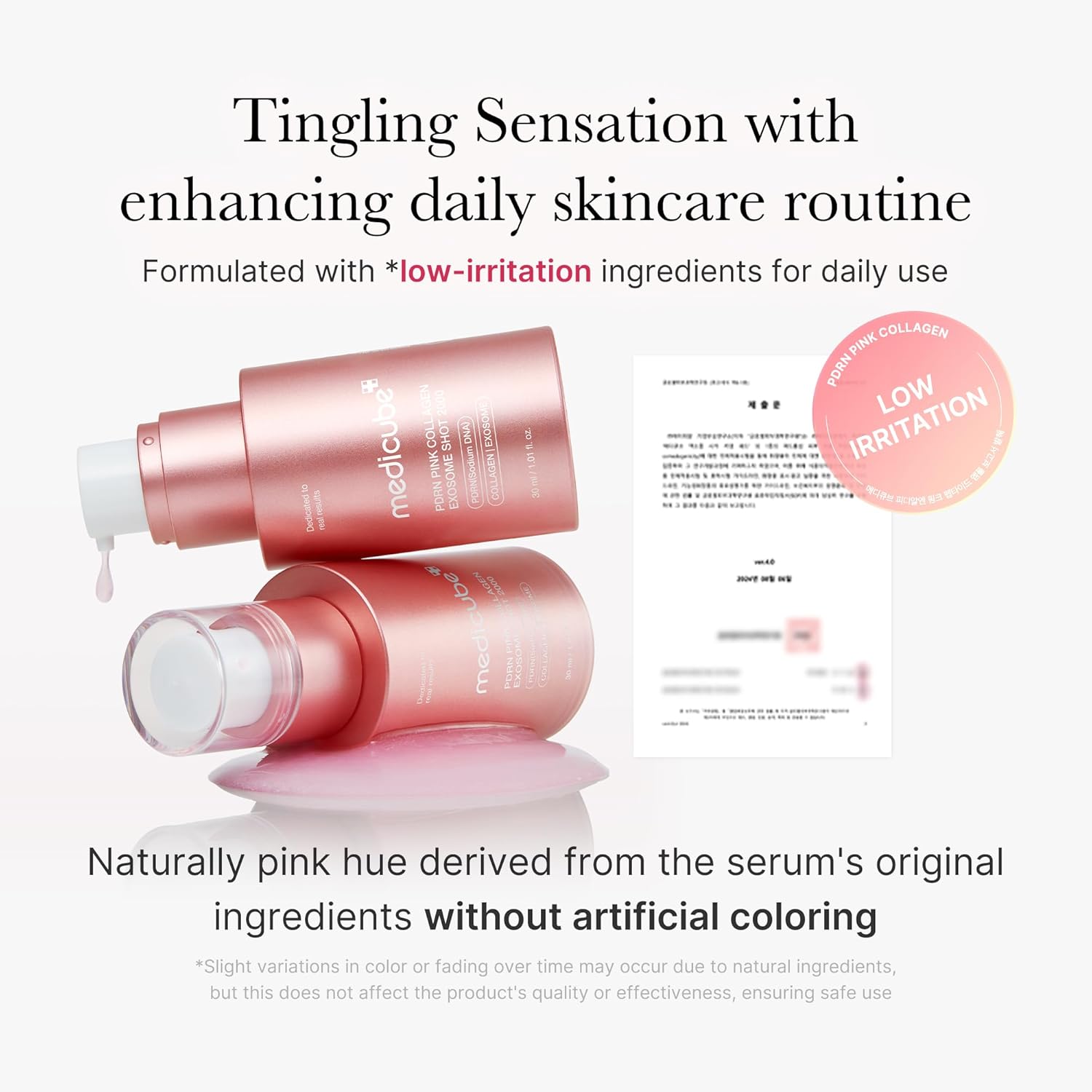 Medicube PDRN Pink Collagen Exosome Shot Serum