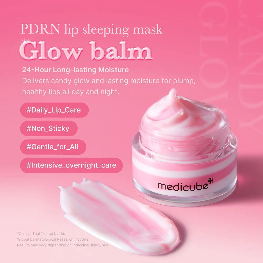 medicube PDRN Lip Sleeping Mask - Overnight Lip Balm for Lasting Moisture