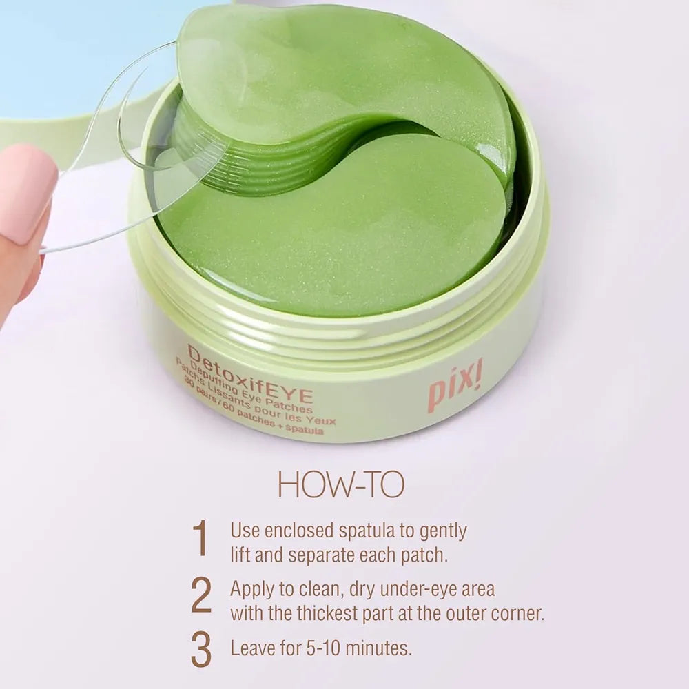 Pixi DetoxifEYE Depuffing Hydrogel Under-Eye Patches
