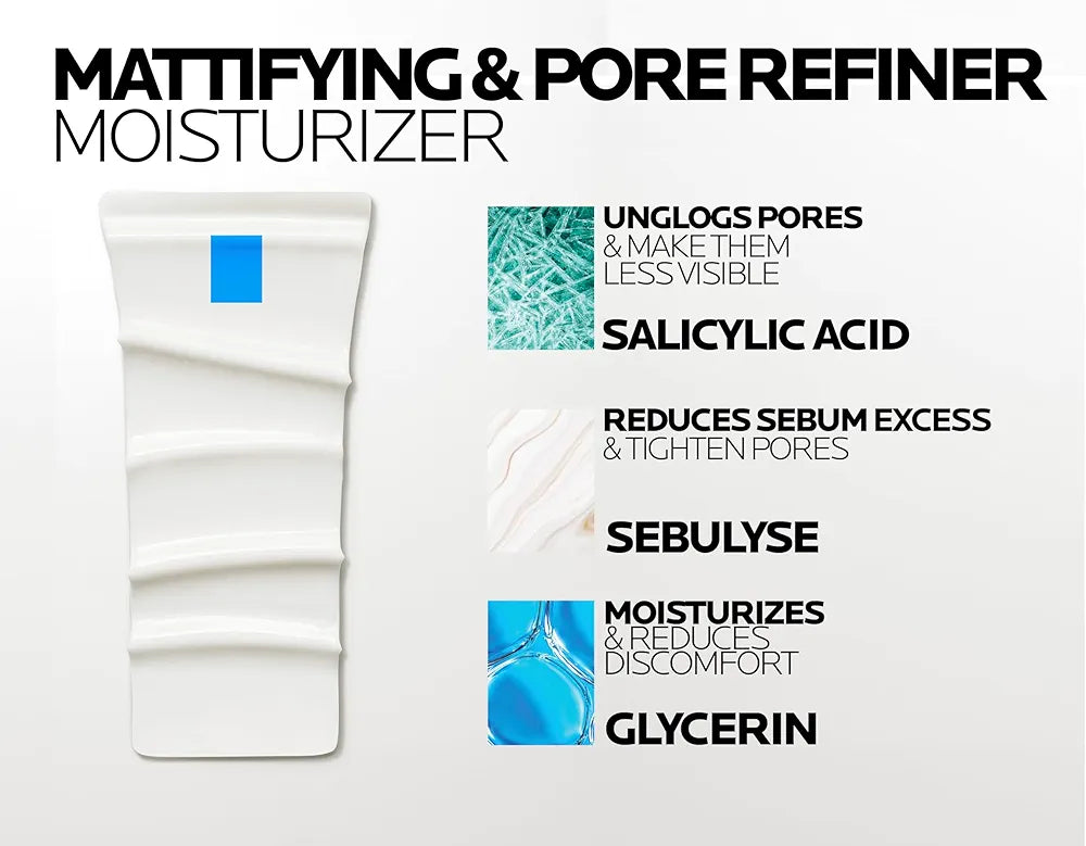 La Roche-Posay Effaclar MAT Mattifying Moisturizer for Oily Skin 40ml