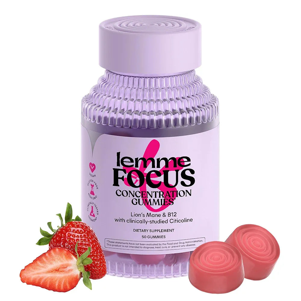 Lemme Focus Concentration & Brain Health Gummies