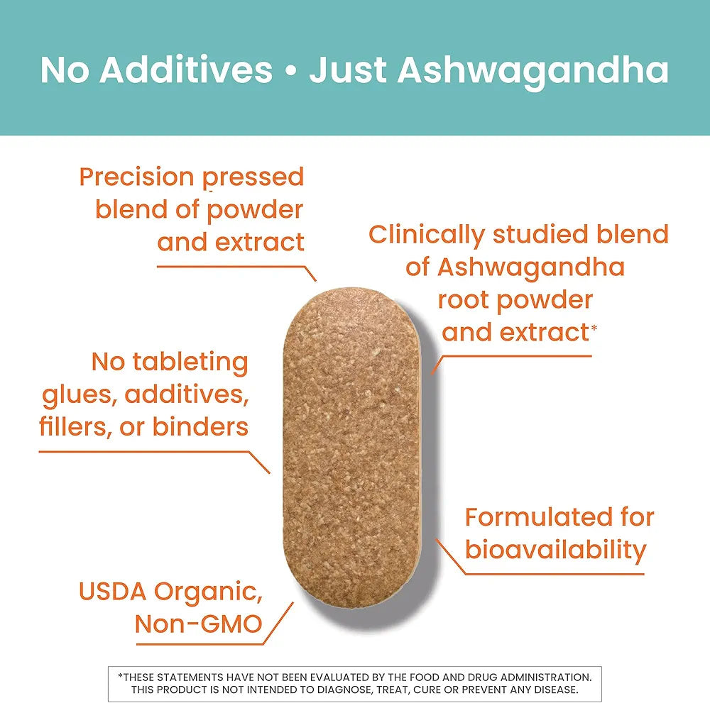 Himalaya Organic Ashwagandha Root, 90 Day Supply