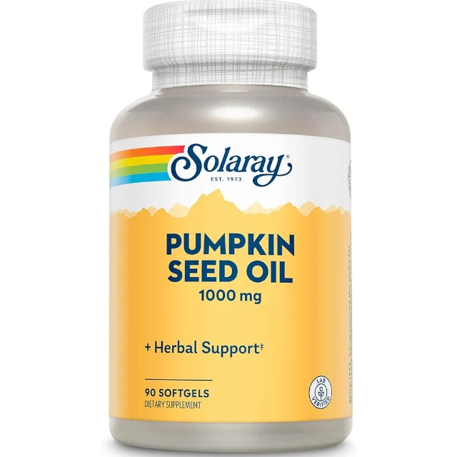 Solaray Pumpkin Seed Oil, 1000 mg | 90 Count