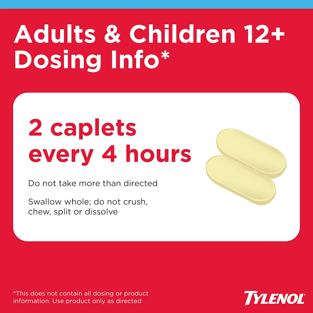 TYLENOL® Cold + Flu 24 Caplets