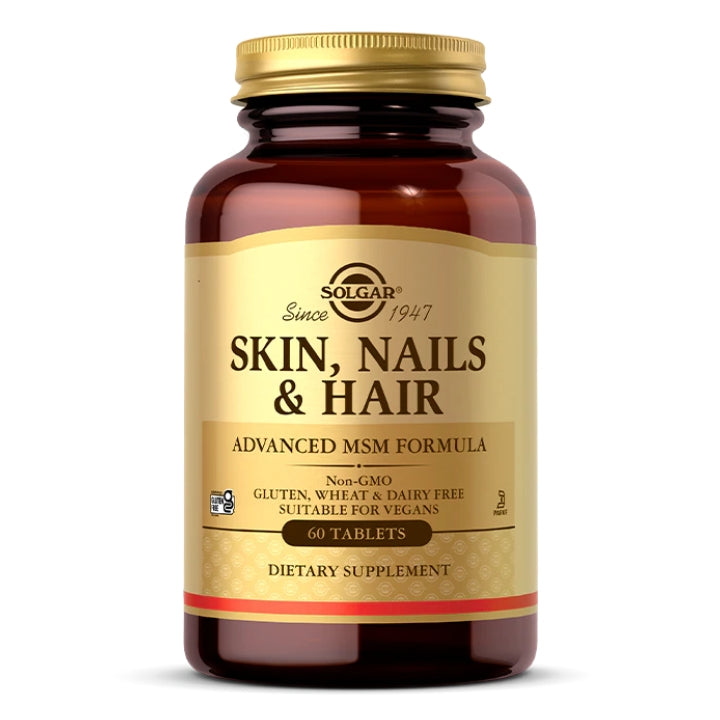 Solgar Skin, Nails & Hair, Advanced MSM Formula, 120 Tablets