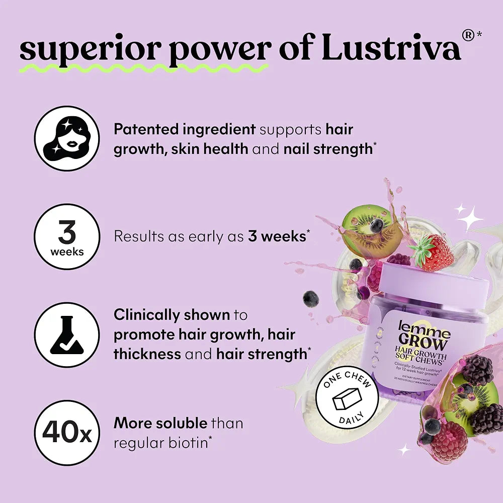 Lemme Grow Hair Growth Booster Soft Chews