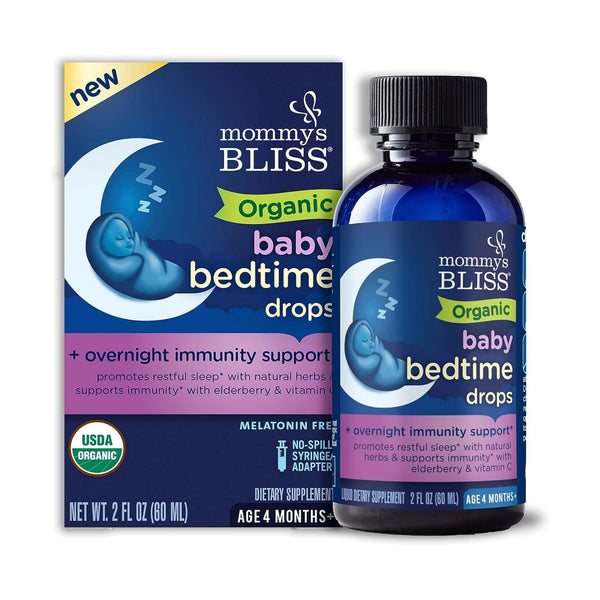 Mommy's Bliss Organic Baby Bedtime Drops + Overnight Immunity Support