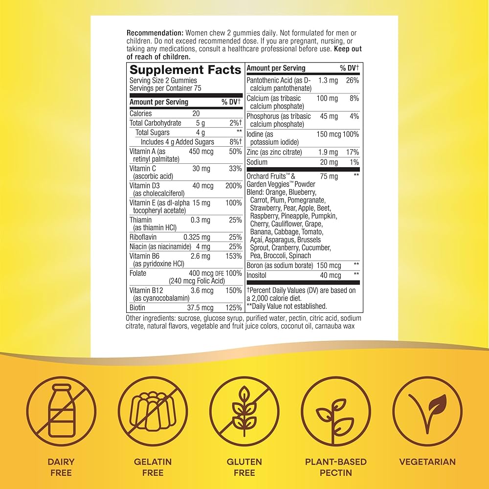 Nature's Way Alive! Women's Daily Gummy Multivitamins